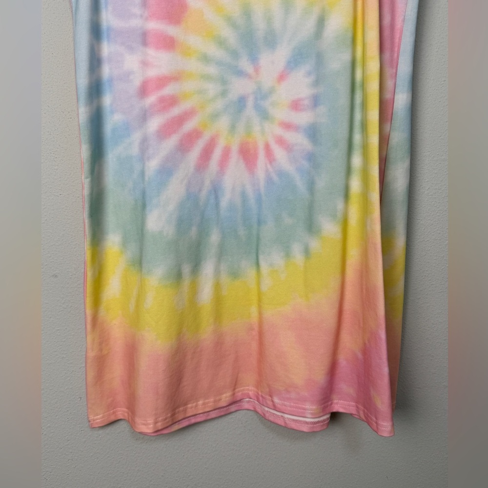 Sparkle City Tiger Embellished Sequin Tie Dye Tank Dress Size Large LSU Tigers - Picture 10 of 15